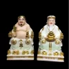 Tượng Thần Tài Thổ Địa bằng đá 10in