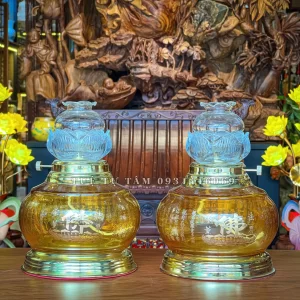 Đèn Dầu Bát Nhã Bầu
