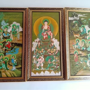 Tranh Hoa Nghiêm Tam Thánh