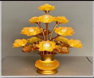 Đèn Sen Lưu Ly Hoa Cánh Nhụy 13 Bông