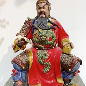 Tượng Quan Công Phật Sơn Đỏ