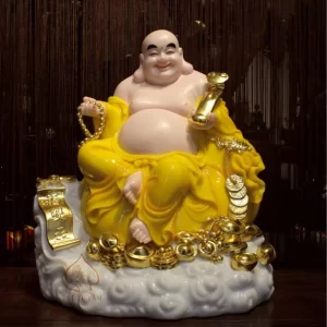 Phật Di Lặc Hổ Phách