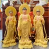 Tam Thánh Đứng Thạch Anh vàng