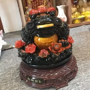 Cóc xoay Poly đen